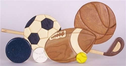 Sports Intarsia Plan - Cherry Tree Toys