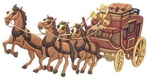 Stage Coach Intarsia Plan - Cherry Tree Toys