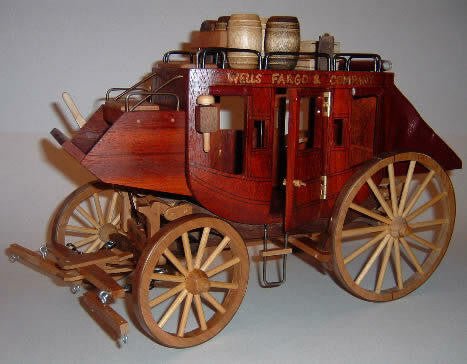 Stagecoach Model Toy Plan - Cherry Tree Toys