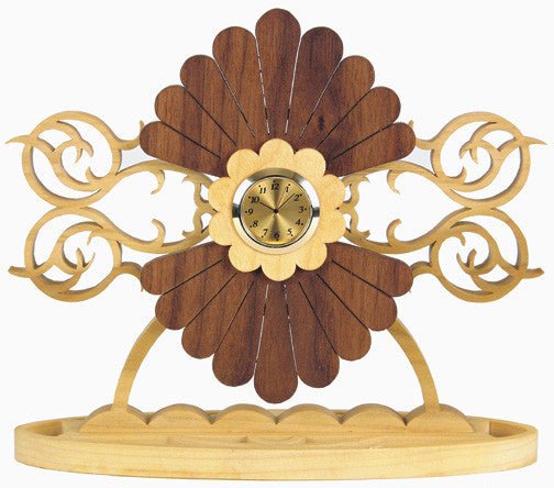 Swirling Fan Clock Scroll Saw Pattern - Cherry Tree Toys