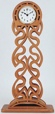 Tall Narrow Clock Scroll Saw Pattern - Cherry Tree Toys