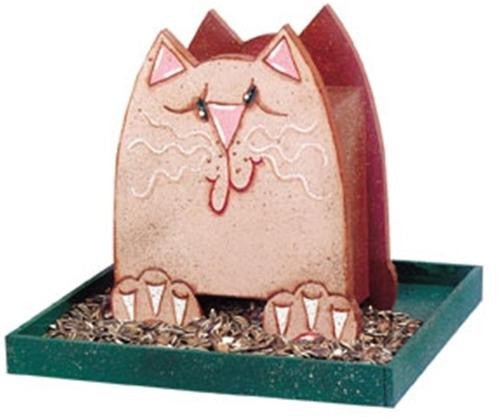 Tan Cat Feeder Plan - Cherry Tree Toys