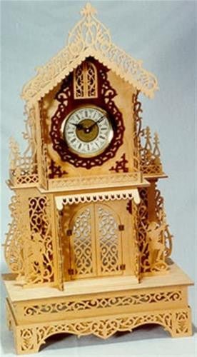 The Cavalier Scroll Saw Clock Plan - Cherry Tree Toys