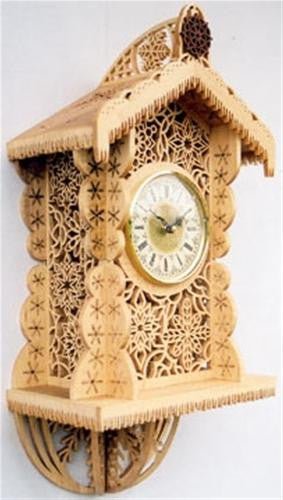 The Snowflake Scroll Saw Clock Plan - Cherry Tree Toys