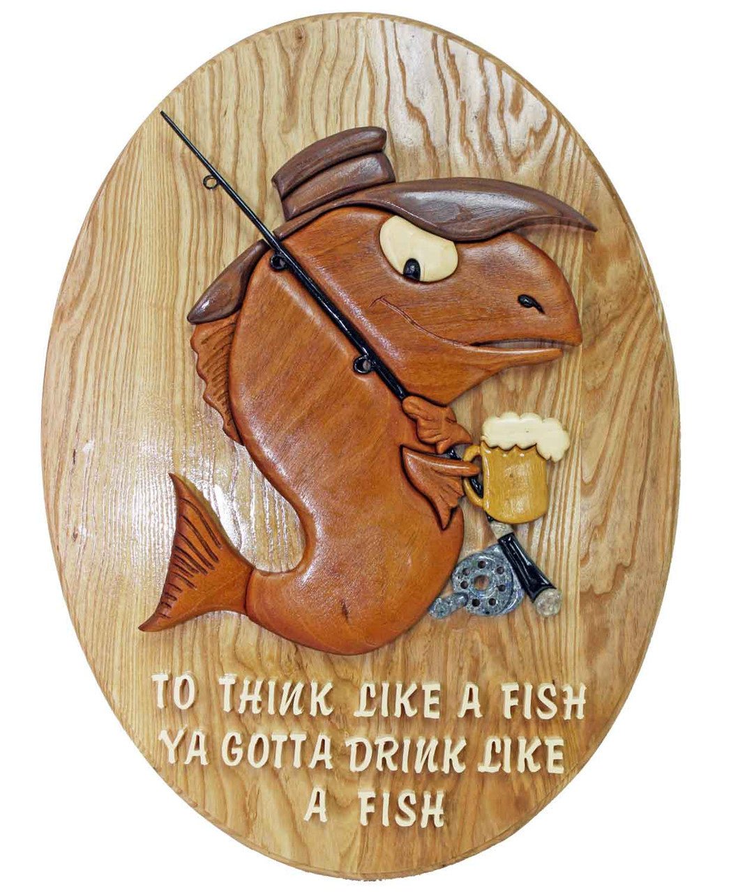 Thinking Fish Intarsia Plan - Cherry Tree Toys