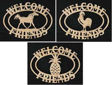 Three Welcome Signs Plan - Cherry Tree Toys