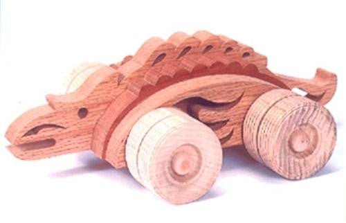 Triceratops Push Toy Woodworking Plan - Cherry Tree Toys