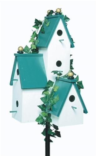 Triple Tower Birdhouse Woodworking Plan - Cherry Tree Toys