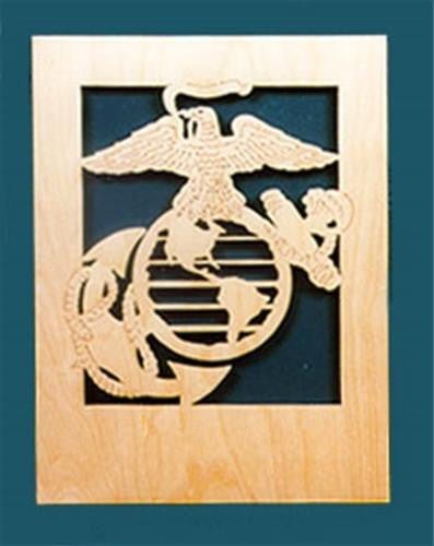 USMC Emblem Scroll Saw Plan - Cherry Tree Toys