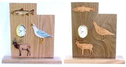 Utah Scroll Saw Clock Pattern - Cherry Tree Toys