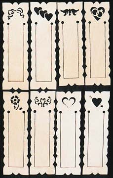 Valentine Bookmarks Pattern - Cherry Tree Toys