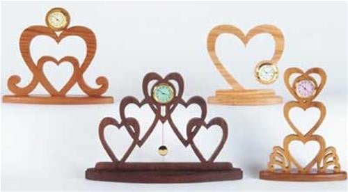 Valentine Hearts Clocks Plan - Cherry Tree Toys