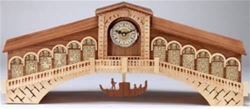 Venice Bridge Scroll Saw Clock Plan - Cherry Tree Toys