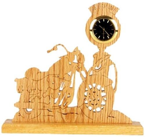 Vintage Cycle Clock Scroll Saw Plan - Cherry Tree Toys