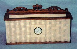 Wall Basket Scroll Saw Clock Pattern - Cherry Tree Toys