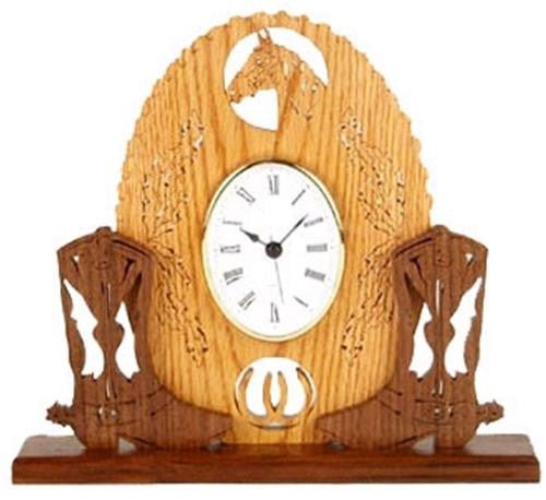 Wild West Scroll Saw Clock Plan - Cherry Tree Toys