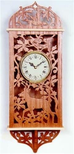 Wilderness Clock Scroll Saw Plan - Cherry Tree Toys