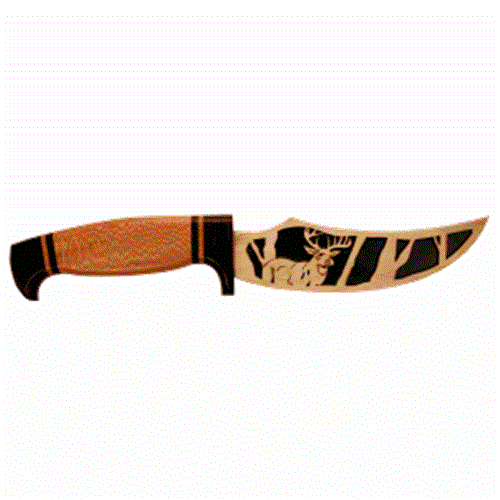 Deer Hunting Scroll Saw Knife Plan