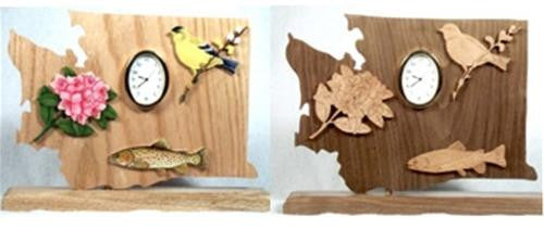 Washington Scroll Saw Clock Pattern