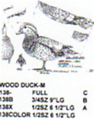 Wood Duck Standing Carving Pattern - Cherry Tree Toys