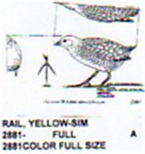 Yellow Rail Carving Pattern - Cherry Tree Toys