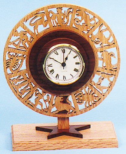 Zodiac Clock Scroll Saw Pattern - Cherry Tree Toys